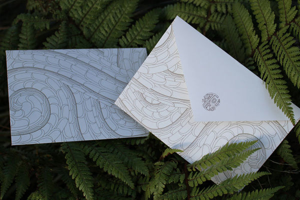 KOHA envelopes - Whakarare Kōura 5 Pack